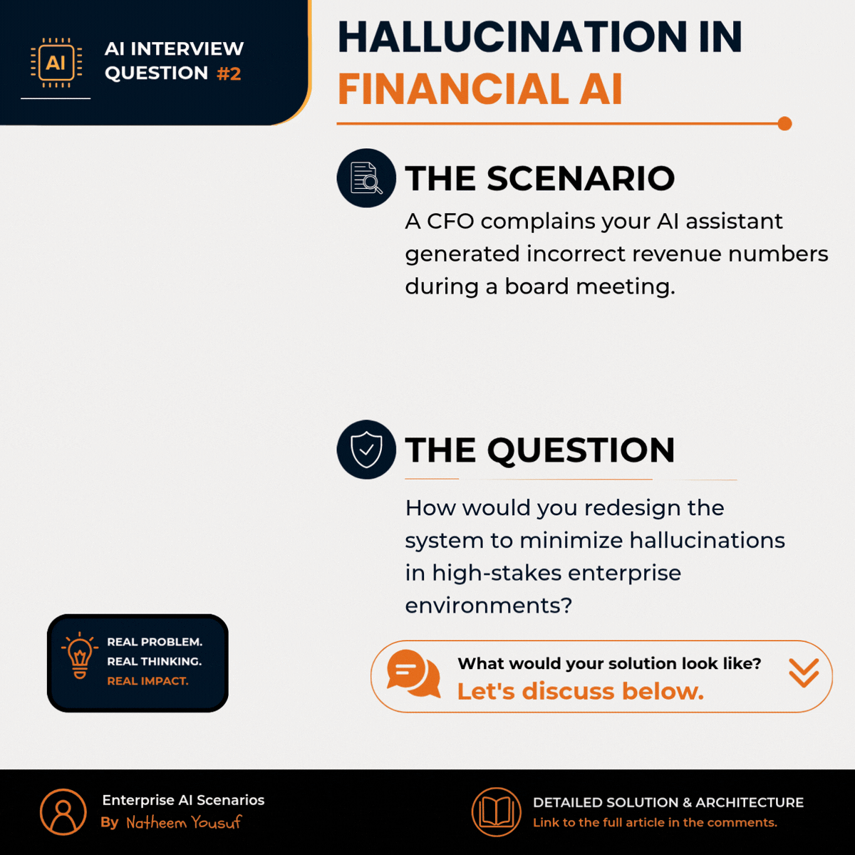 Enterprise AI Scenario #02: Reducing Hallucinations in Financial AI Systems