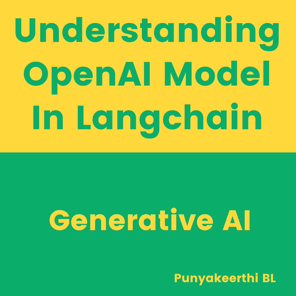 Understanding OpenAI Model In Langchain