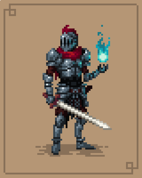 Knight Pixel Art