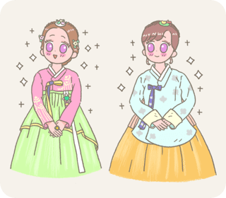 Korean Traditional Dress — 한복 (hanbok) – Story of Eggbun 
