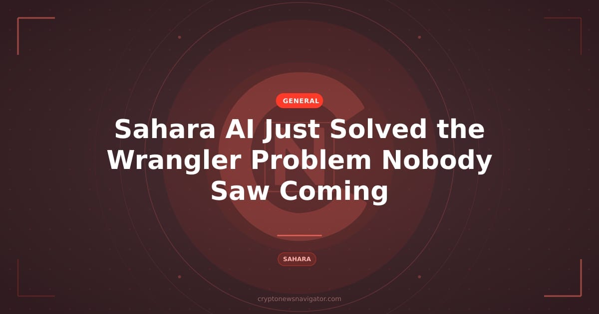 Sahara AI Just Solved the Wrangler Problem Nobody Saw Coming