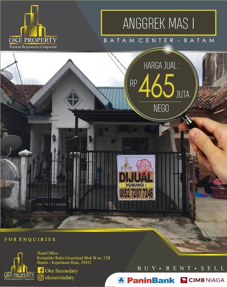 Jual Rumah Murah Di Batam Center