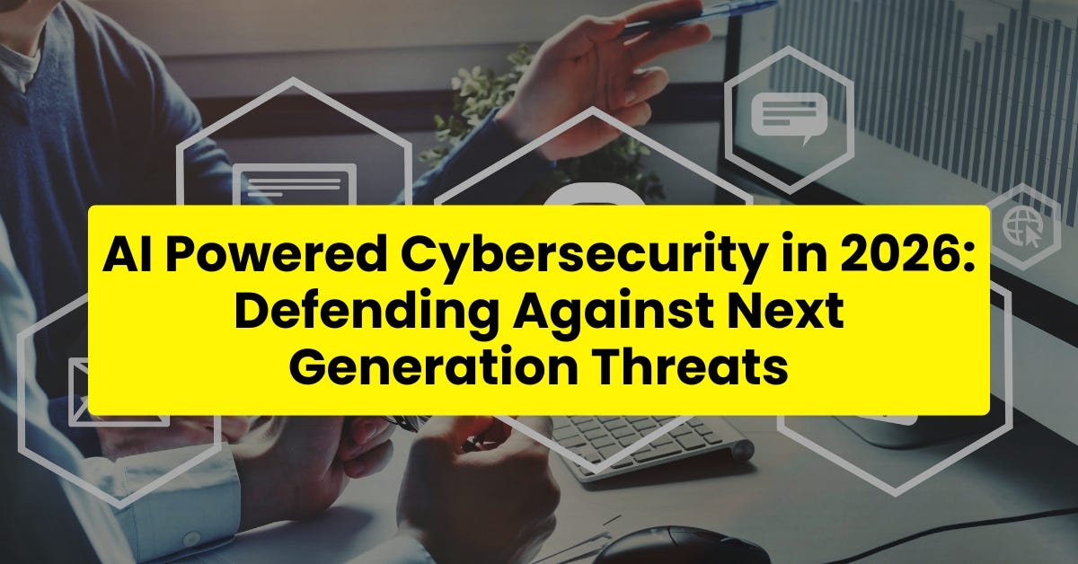 AI Powered Cybersecurity in 2026: Defending Against Next Generation Threats