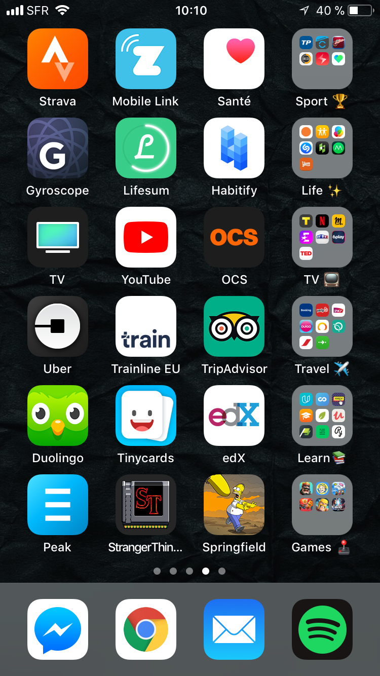 The best way to organize your iPhone Apps  The Startup 