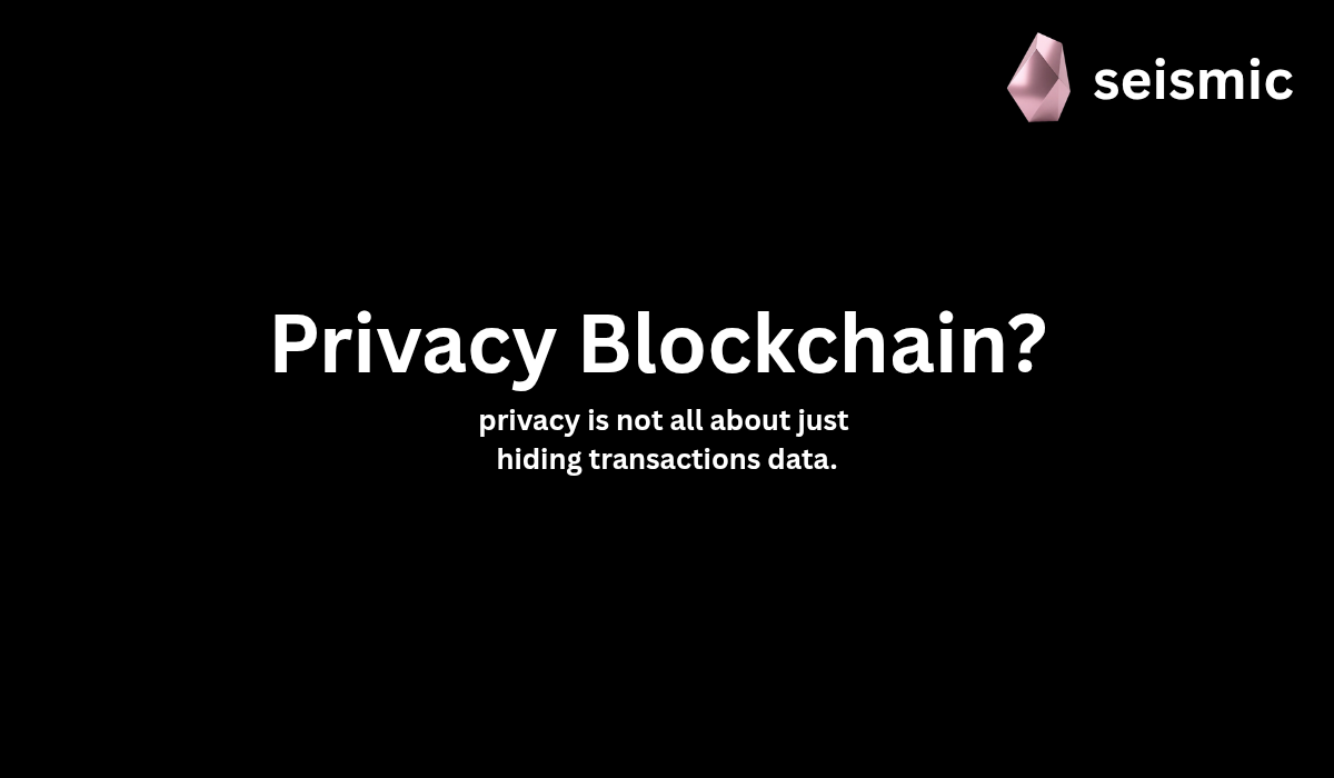 Seismic is redefining privacy on-chain