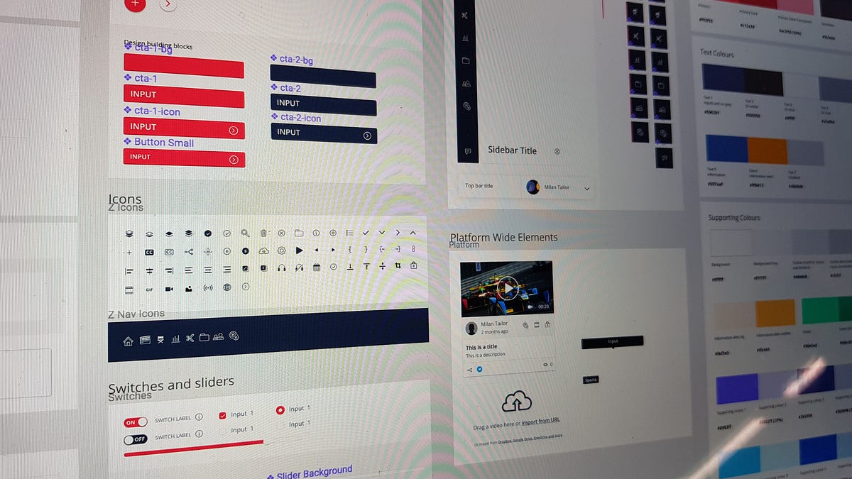 How to build a component library / style guide with Figma