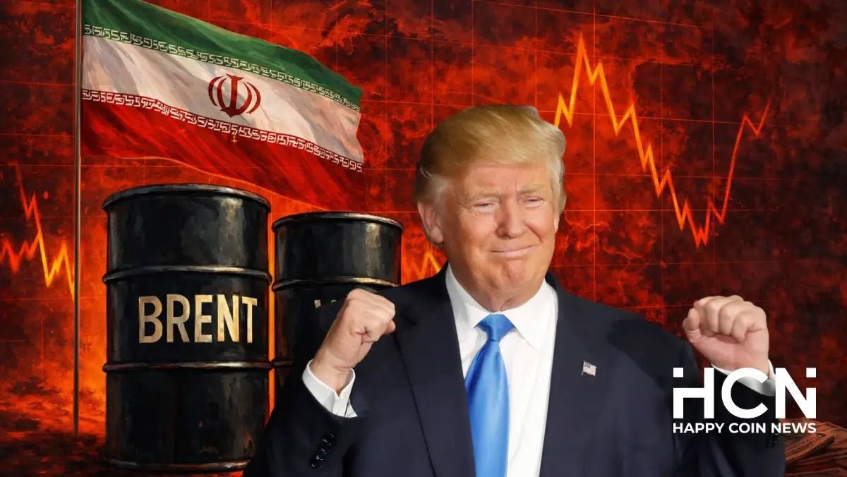 Bitcoin price falls after Trump’s new statements on Iran * Happy Coin News