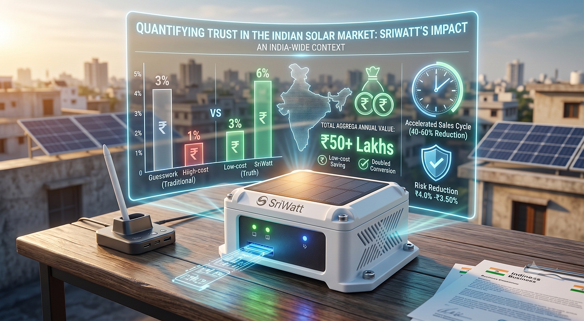 Quantifying the Impact of SriWatt: An Independent Analysis of Cost, Speed, and Risk in the Indian Solar Market