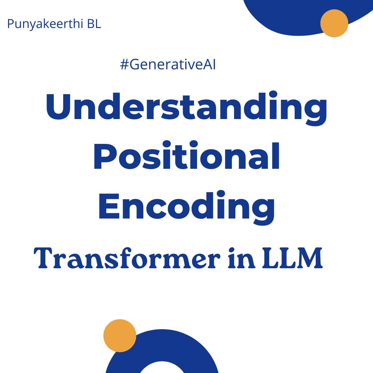 Understanding Positional Encoding