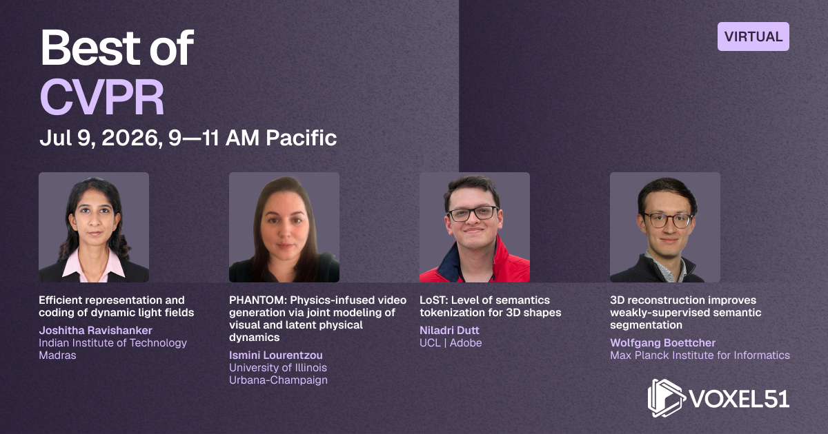 July 9 — Best of CVPR (Day 2)