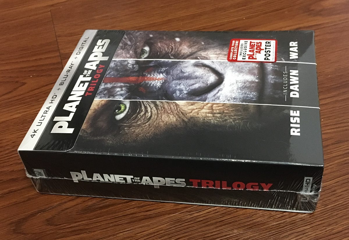 Unboxing Planet Of The Apes Trilogy 4k Uhd Blu Ray Box Set