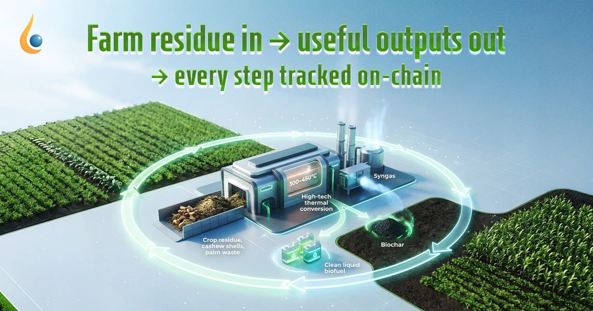 Turning Farm Waste into Trackable On-Chain Value with Enerstage!