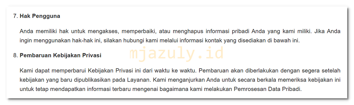 Kebijakan Penanganan Data dan Privasi - eBeasiswa