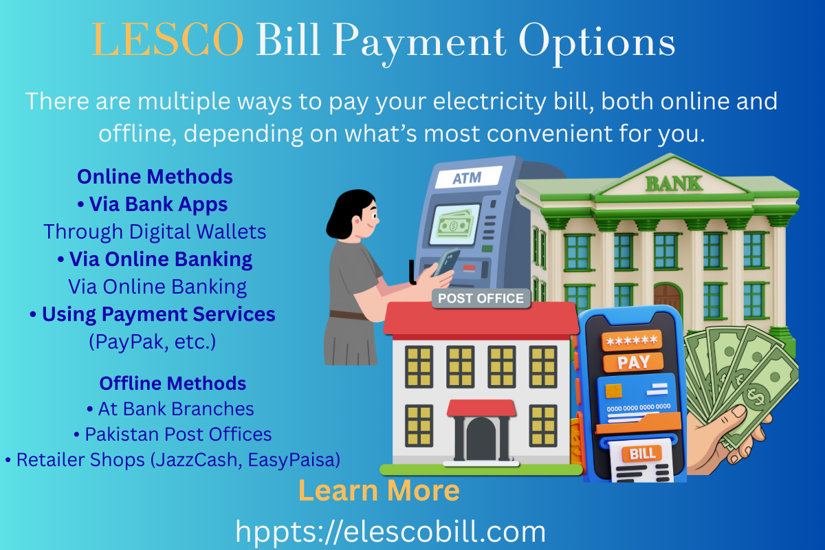 LESCO Bill Payment Options