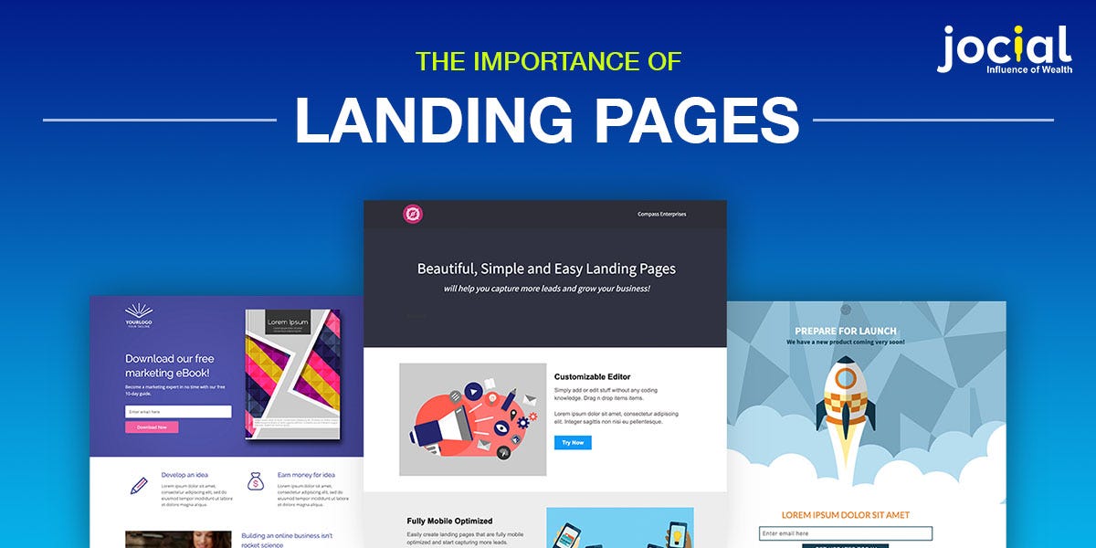 The importance of Landing Pages