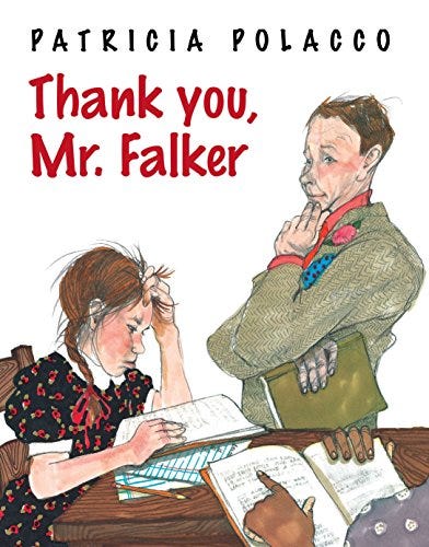 book cover of Thank You, Mr. Falker, by Patricia Polacco