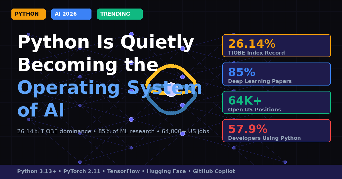 Python Is Quietly Becoming the Operating System of AI