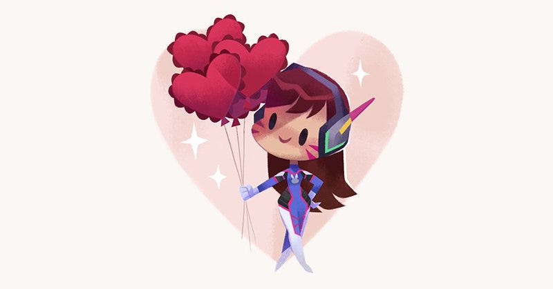 overwatch valentines day cards