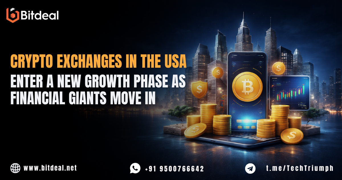 Crypto Exchanges in the USA Enter a New Growth Phase as Financial Giants Move In