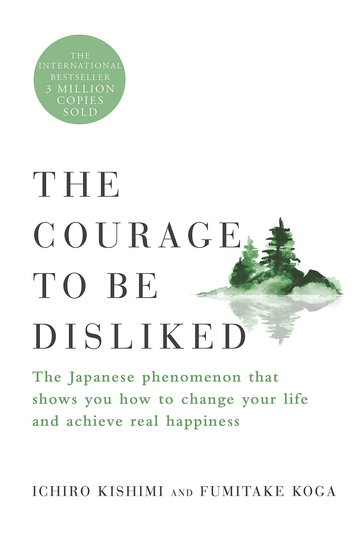 this is a cover of a book. Its title is The courage to be disliked. Very Japanese!