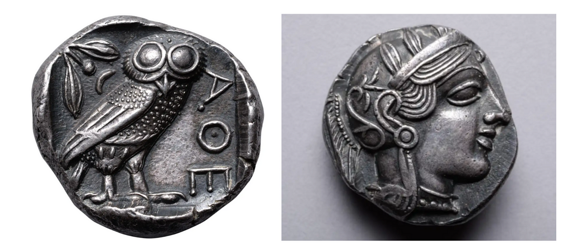 Athenian Owl, "unquestionably one of the most influential and iconic coins of all time." 