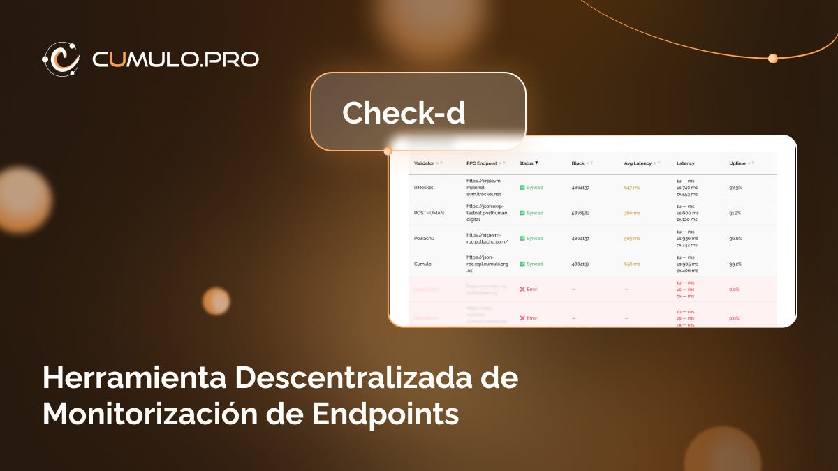 ️ check_d: Herramienta Descentralizada de Monitorización de Endpoints