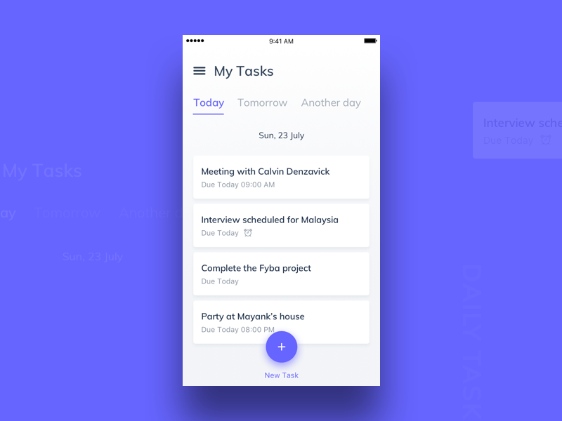 Daily Task Manager : Case Study