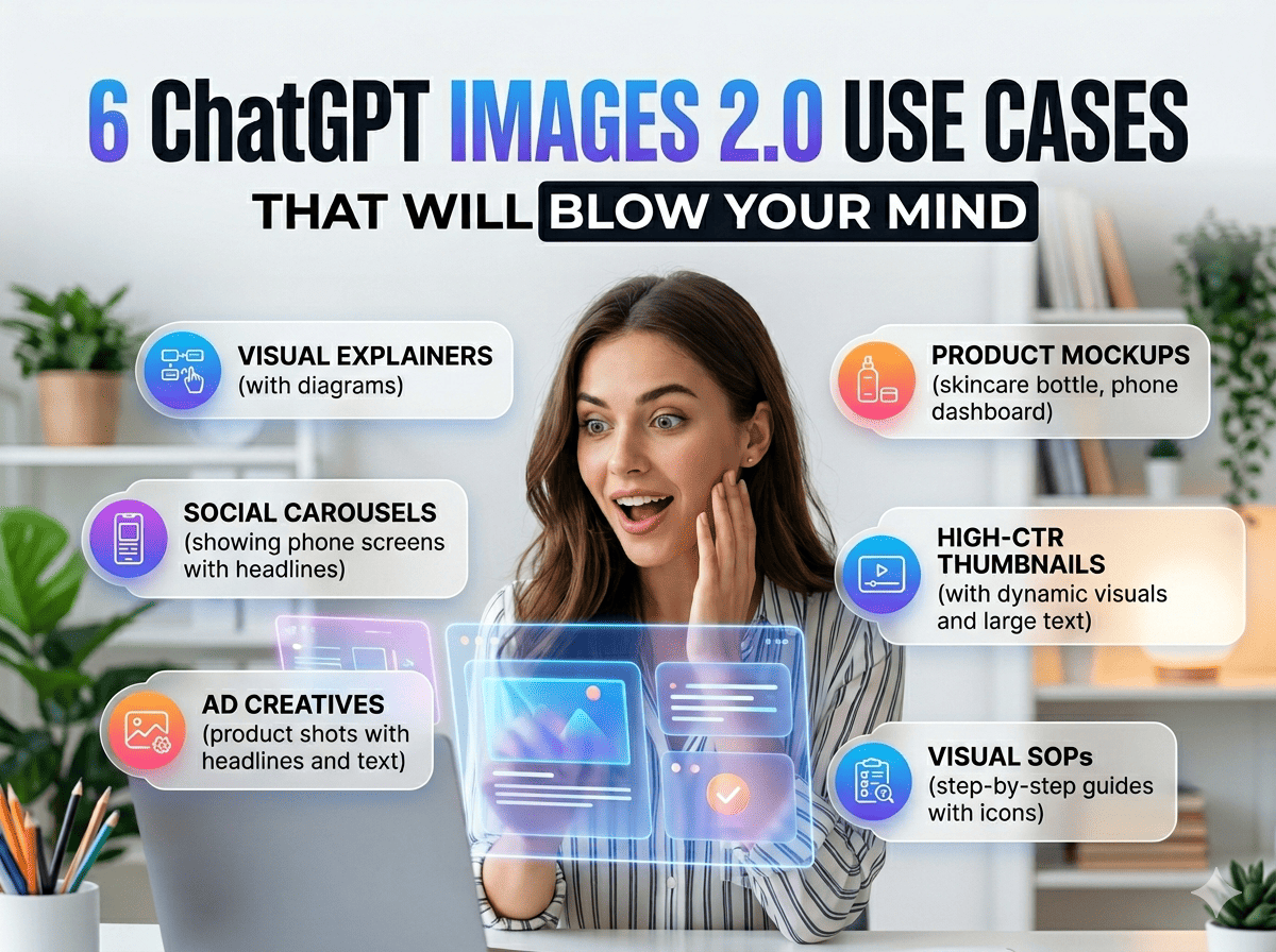 6 ChatGPT Images 2.0 Use Cases That Will Blow Your Mind