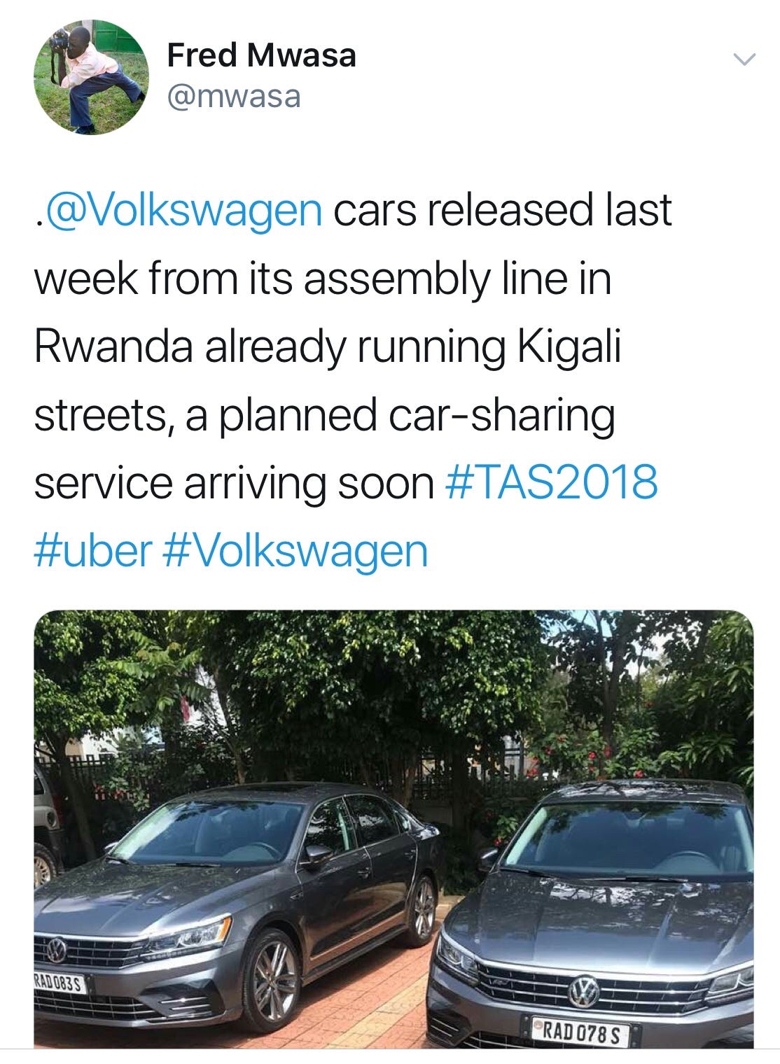 Kagame’s Rwanda-Built VW Cars Have Hit Kigali Roads?????
