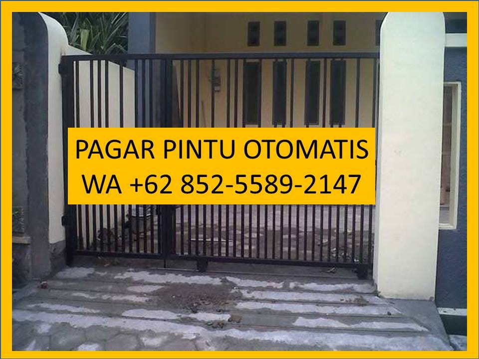 Mesin Pintu  Pagar  Otomatis  Di Semarang  WA 62852 5589 2147