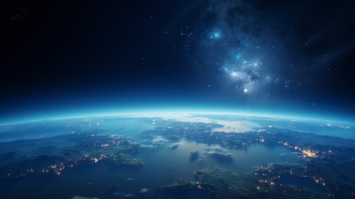 An image of the earth from space