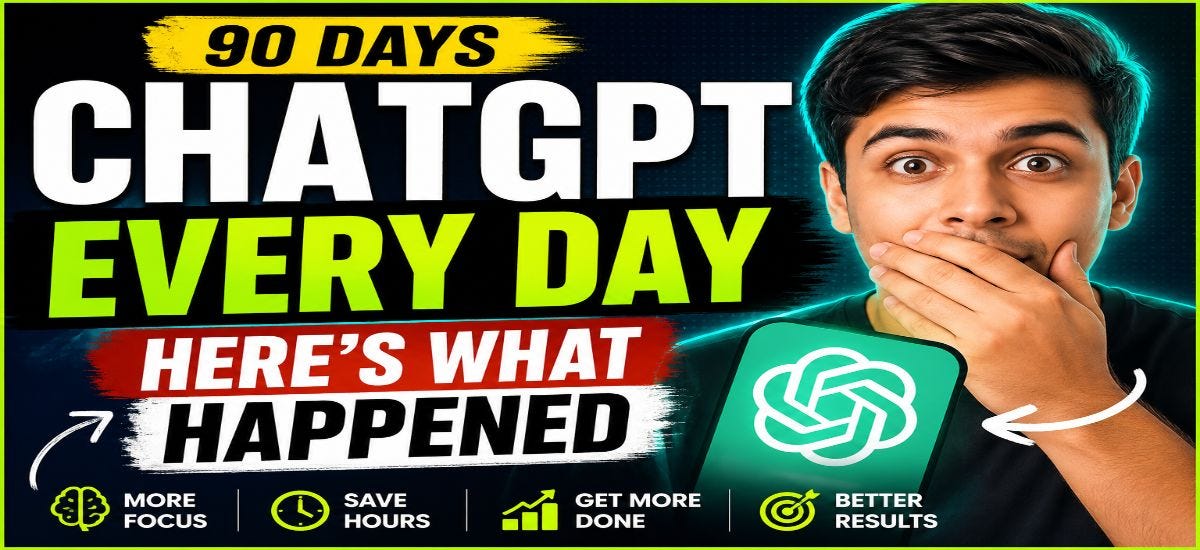 I Used ChatGPT Every Day for 90 Days—Here's What Actually Happened