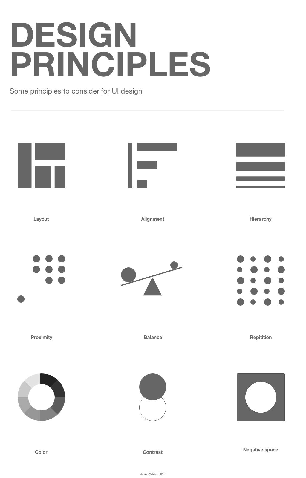 Visual design principles – Jaxon White – Medium