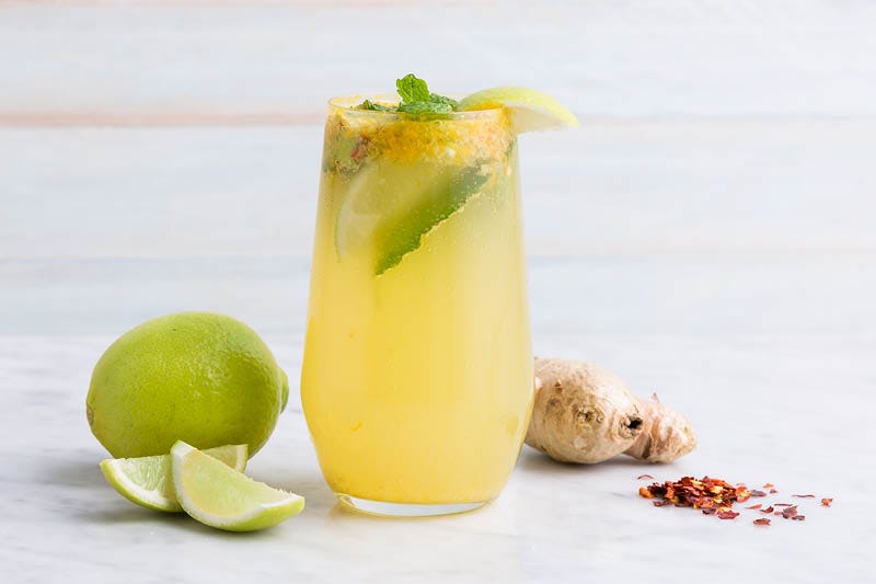 Spiced Ginger Mojito – Fresh Start