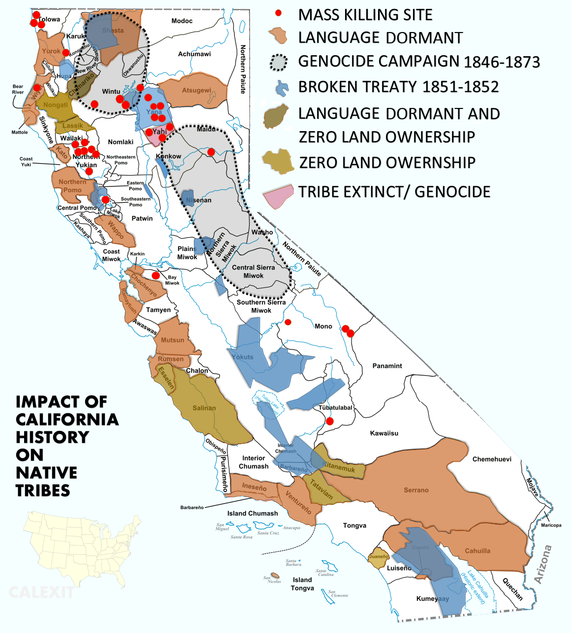 The Collective Impact Of California History On Native Indigenous Tribes 