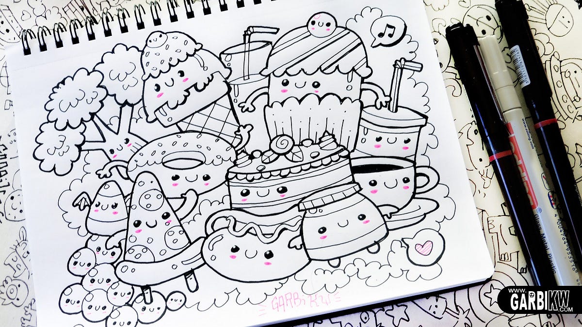 Cara Menggambar Doodle Yanuar Hadi Medium