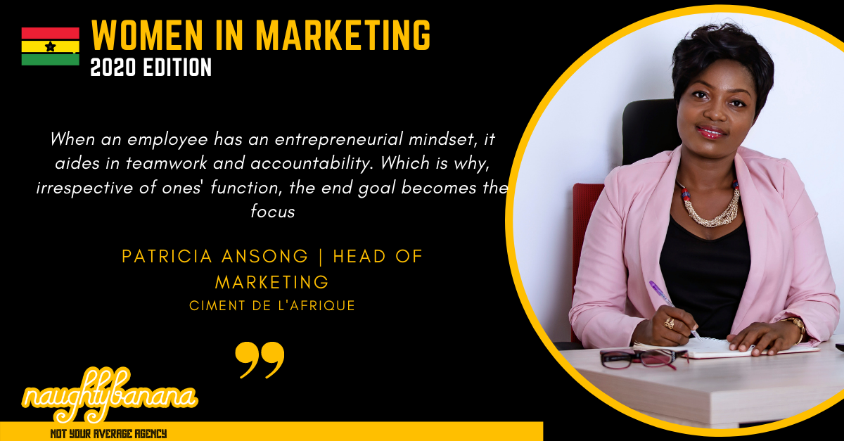 Women In Marketing 2020 Edition ft. Patricia Ansong from Ciment de l’Afrique
