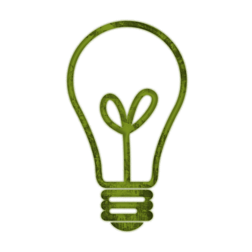 Green Light Bulb Medium