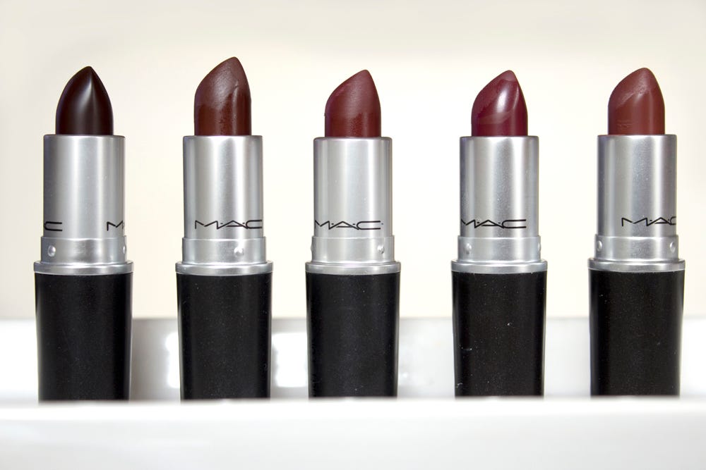 Mac Burgundy Lipstick For Dark Skin
