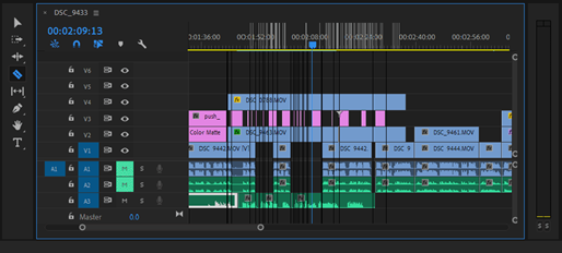 Adobe premiere pro timeline