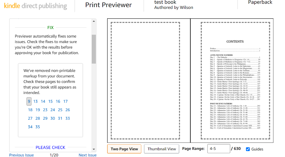 KDP Book Previewer