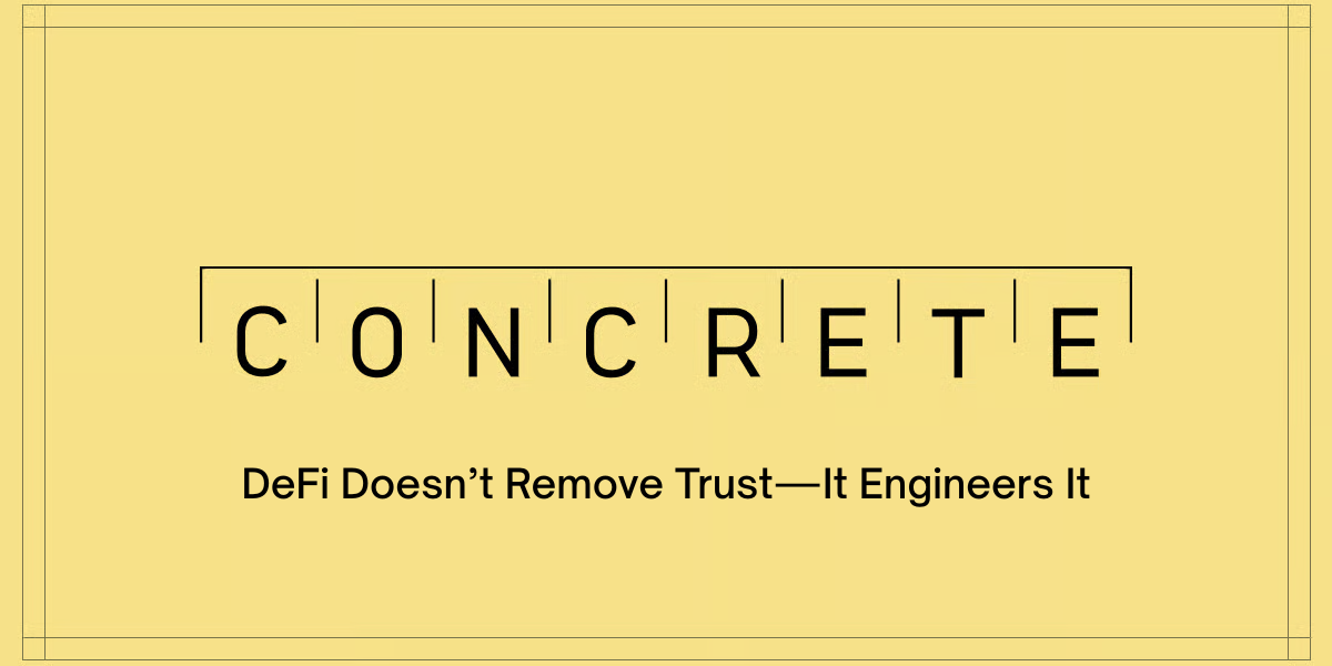 DeFi Doesn’t Remove Trust — It Engineers It