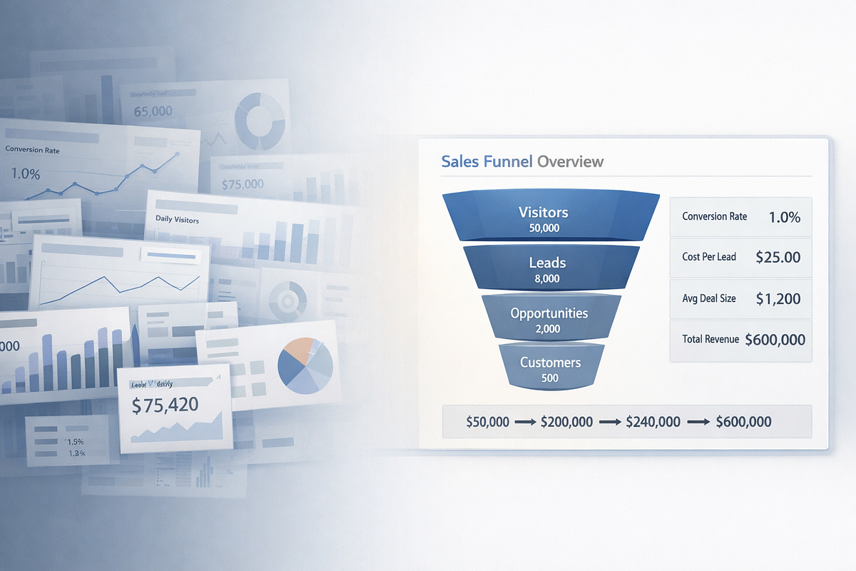 “Transition from fragmented funnel data to clear, centralized funnel insights”