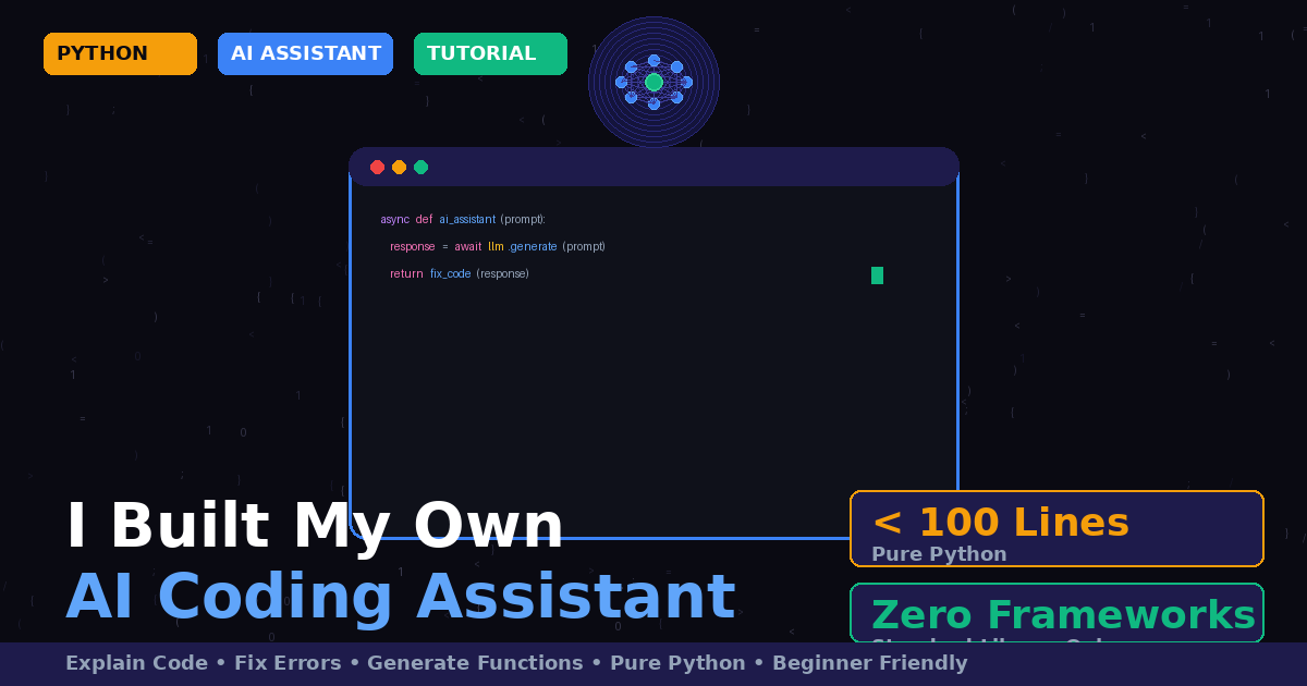 I Built My Own AI Coding Assistant Using Pure Python — Here’s What Happened