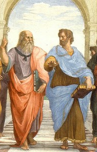 Éducation Nationale : peinture philosophe Aristote 