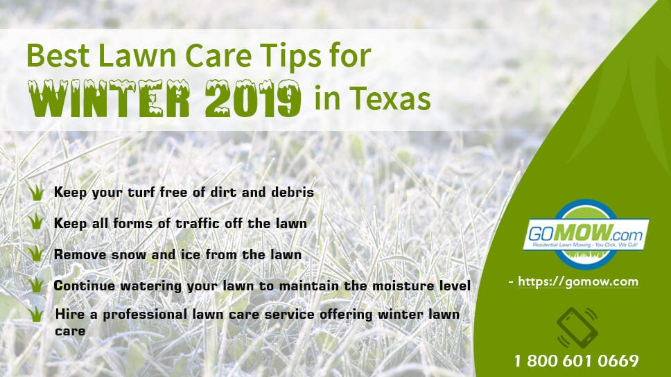 Best Lawn Care Tips For Winter 2019 In Texas Gomow Residential Caring For Your Lawn In Winter Doesn T Require Many Challenges You Either Have To Hire A Service Near Or Do It Yourself