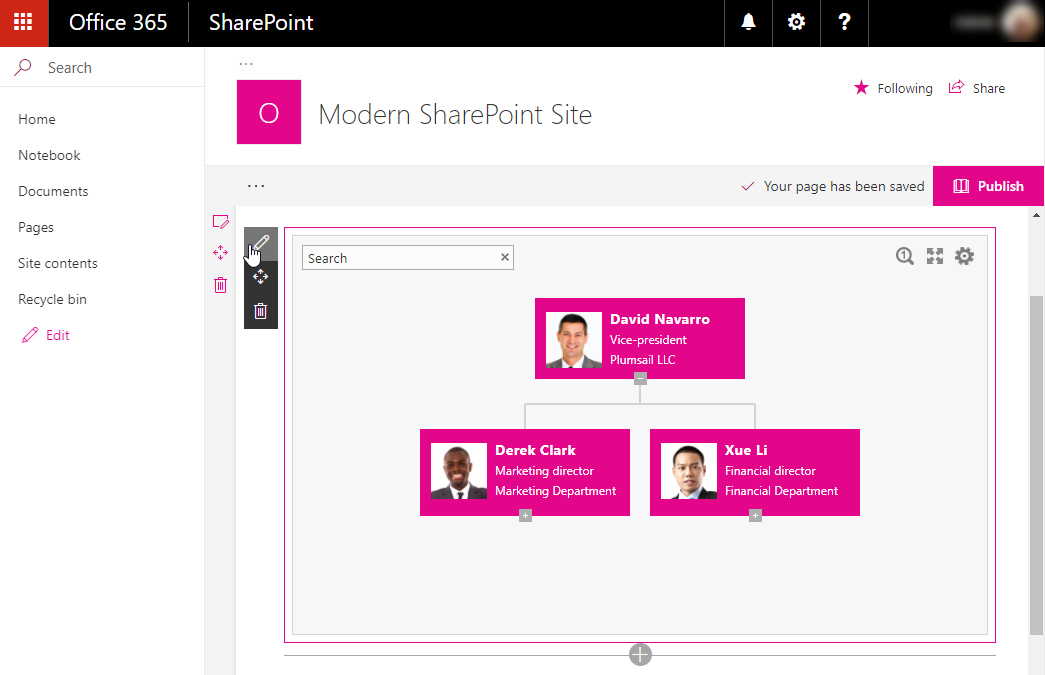 Org Chart For Sharepoint