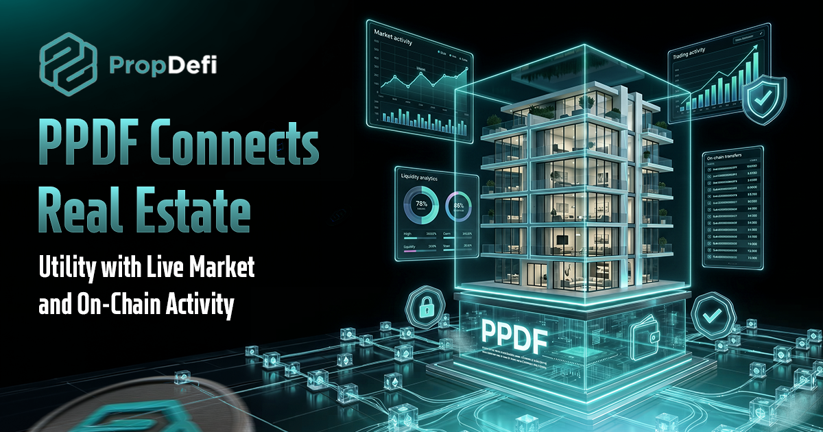 PropDeFi’s Real Estate Story Becomes Easier to Track Through PPDF Activity