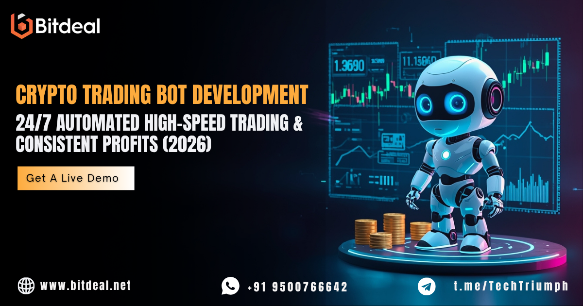 Crypto Trading Bot Development: How 24/7 Automated Systems Drive High-Speed Trading and Consistent…