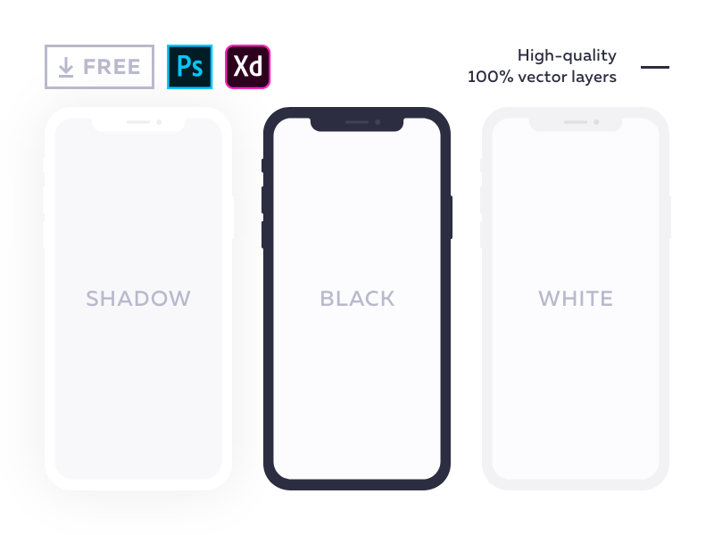 Download 20 Free iPhone X Mockups for 2019 PSD, Sketch – UX Planet PSD Mockup Templates